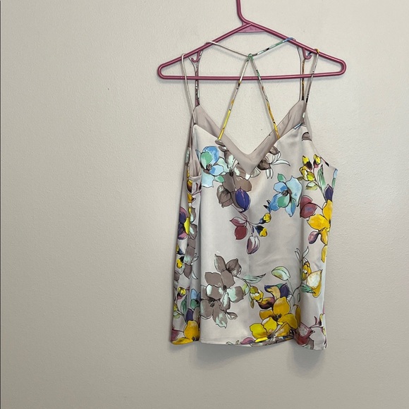 Floral Camisole with Yellow and Blue Accents - Picture 7 of 13